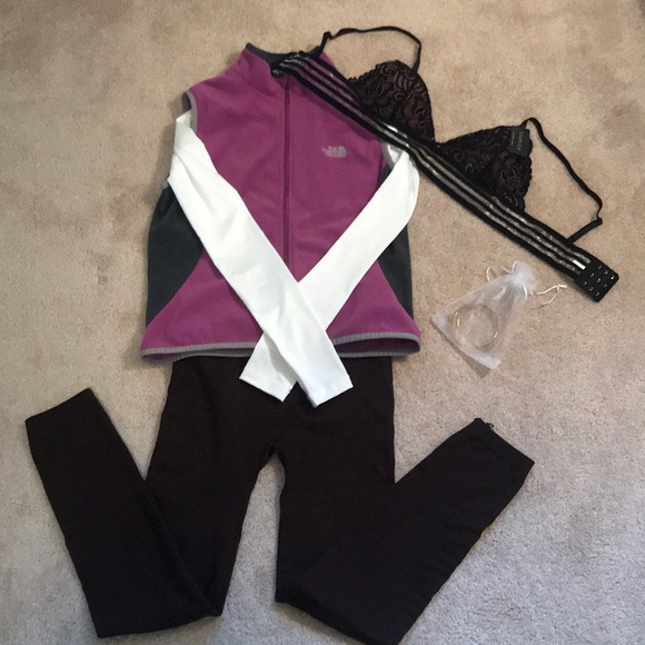 Brown Seamless Fleece Legging - Picture 3 of 7